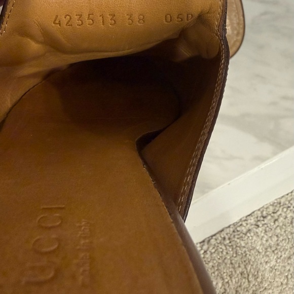 Gucci Princetown Brown Leather Mule - Picture 5 of 6